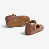 Wheat Footwear Adele Mary Jane Hausschuh | Baby Indoor Shoes 9002 cognac