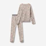 Wheat Outerwear Baselayer-Set Baselayer 9795 grey winter flowers