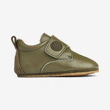 Wheat Footwear Dakota Leder Hausschuh | Baby Indoor Shoes 4075 dark green