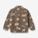 Wheat Outerwear Fleece-Jacke Helge Sweatshirt 9679 dry wood jacquard