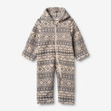Wheat Outerwear Fleeceanzug Allo Outdoor Suit 9544 warm sand jaquard