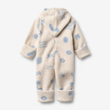 Wheat Outerwear Fleeceanzug Allo Outdoor Suit 9613 white onyx jacquard