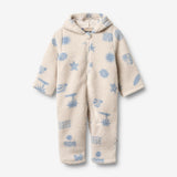 Wheat Outerwear Fleeceanzug Allo Outdoor Suit 9613 white onyx jacquard