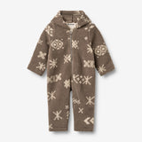 Wheat Outerwear Fleeceanzug Allo Outdoor Suit 9679 dry wood jacquard