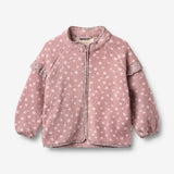 Wheat Outerwear Fleecejacke Ellena Sweatshirt 9537 rosewood dots