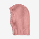 Wheat Outerwear Gestrickte Sturmhaube aus Wolle Accessory 9706 berry cream