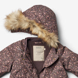 Wheat Outerwear Jacke Mathilde Tech | Baby Jackets 3121 eggplant buttercups