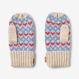 Wheat Outerwear Jacquard-Handschuhe Haansi Accessory 1043 blue