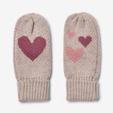 Wheat Outerwear Jacquard-Handschuhe Haansi Accessory 1356 pale lilac