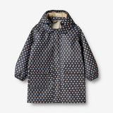 Wheat Outerwear Lange Regenjacke Finley Rainwear 1071 ink dots