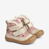 Wheat Footwear Lauflernschuh Dowi Klett Tex | Baby Prewalkers 2036 rose dust flowers