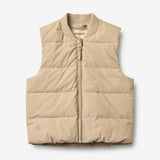 Wheat Outerwear Leichtgewichtiger Daunenweste Fryd Vest 9608 sand stone