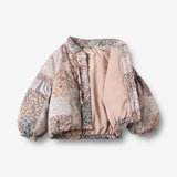 Wheat Outerwear Puffer Jacket Zallie Jacket 9618 patchwork flowers