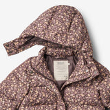 Wheat Outerwear Puffer Mantel Yrsa Jackets 3122 eggplant flowers