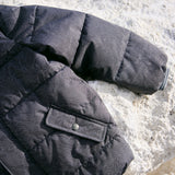 Wheat Outerwear Puffer jacket Gael Jacket 9872 dark reflective map