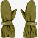 Wheat Outerwear Regen Fäustlinge Rily Rainwear 4121 heather green