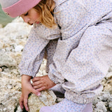 Wheat Outerwear Regenbekleidung Charlo Overall Trousers 9735 lilac blue flowers