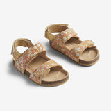 Wheat Footwear Sandalen Clara Sandal 9457 gold white flowers
