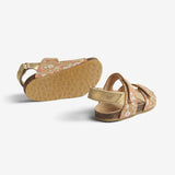 Wheat Footwear Sandalen Clara Sandal 9457 gold white flowers