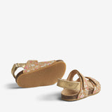 Wheat Footwear Sandalen Clara Sandal 9457 gold white flowers