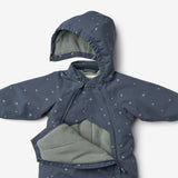 Wheat Outerwear Schneeanzug Adi Outdoor Suit 9534 greyblue letters