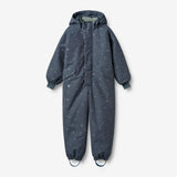 Wheat Outerwear Schneeanzug Miko Outdoor Suit 9534 greyblue letters