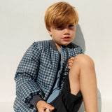 Wheat Outerwear Sommer Steppjacke Malo Jackets 1306 blue check