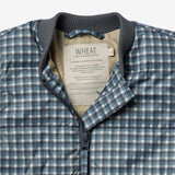 Wheat Outerwear Sommer Steppweste Andre Jackets 1306 blue check