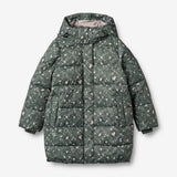 Wheat Outerwear Steppmantel Yrsa Jacket 9533 forest lake checked flowers