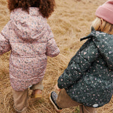 Wheat Outerwear Steppmantel Yrsa Jacket 9536 rose powder flowers