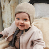 Wheat Outerwear Strickmütze Liro | Baby Outerwear acc. 3239 beige stone