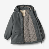 Wheat Outerwear Thermo-Regenmantel Aju Jacket 1292 greyblue