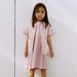 Wheat Outerwear Thermo-Steppweste Ede Vest 9518 lilac flower rainbow