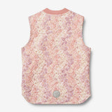 Wheat Outerwear Thermo-Steppweste Ede Vest 9518 lilac flower rainbow