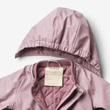 Wheat Outerwear Thermo Regenanzug Aiko | Baby Rainwear 1353 soft lilac flowers