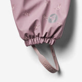 Wheat Outerwear Thermo Regenanzug Aiko | Baby Rainwear 1353 soft lilac flowers