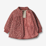 Wheat Outerwear Thermojacke Thilde | Baby Thermo 2077 red flowers