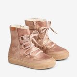 Wheat Footwear Woolie Tex Schnürsenkel glänzend Winter Footwear 2031 rose dawn