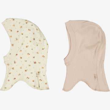 Wheat Main  2 Balaclavas Amel | Baby Acc 3358 chalk flowers