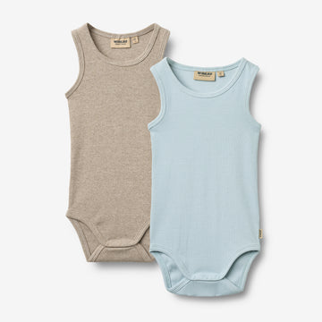 Wheat Main 2 Ärmelloser Body Lasse Body 2703 summer sky