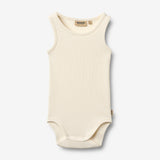 Wheat Main 2 Ärmelloser Body Lasse Body 3182 ivory
