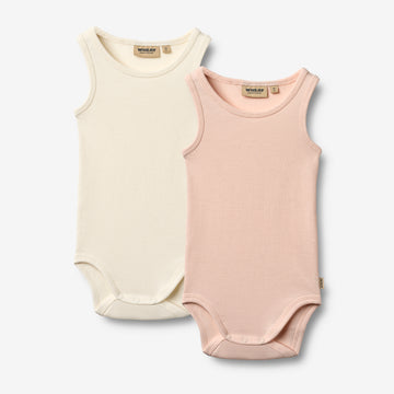 Wheat Main 2 Ärmelloser Body Lasse Body 3182 ivory