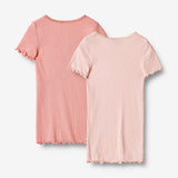 Wheat Main  2 Kurzarm Rippen-T-Shirts Katie Jersey Tops and T-Shirts 2510 rosette ballet