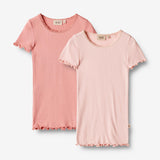 Wheat Main  2 Kurzarm Rippen-T-Shirts Katie Jersey Tops and T-Shirts 2510 rosette ballet