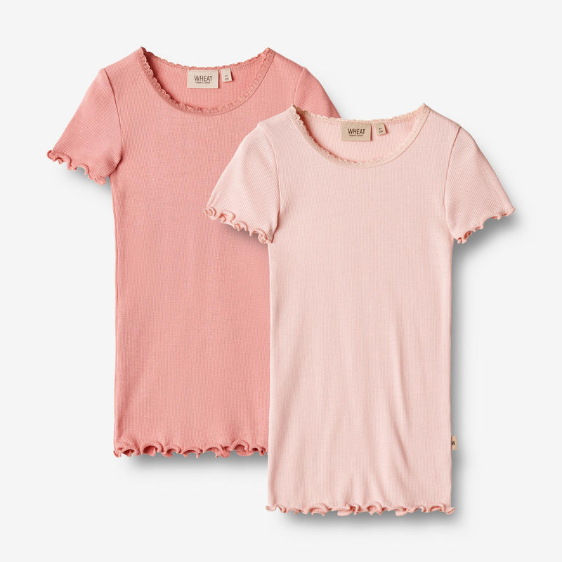 Wheat Main  2 Kurzarm Rippen-T-Shirts Katie Jersey Tops and T-Shirts 2510 rosette ballet