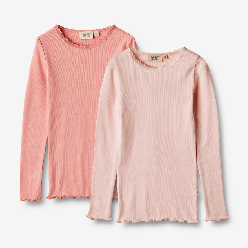 Wheat Main  2 Langarm Rippen-T-Shirts Reese Jersey Tops and T-Shirts 2510 rosette ballet