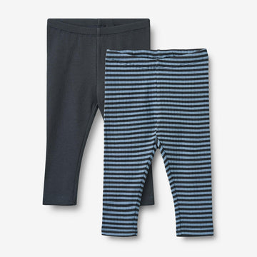 Wheat Main 2 Leggings Jules Legging 9548 bright blue stripe
