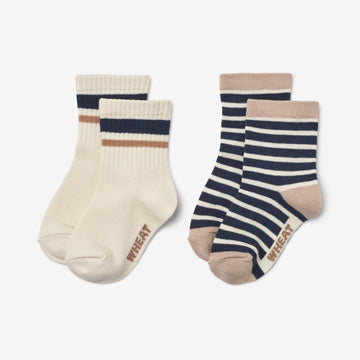 Wheat Main 2er-Pack Socken Jamie Socks/Tights 1043 blue