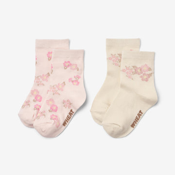 Wheat Main 2 Paar gemusterte Luna Socken Socks/Tights 2026 rose