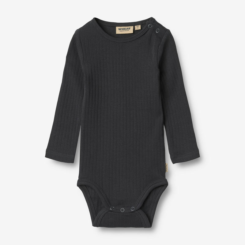 Wheat Main 2 Rib Body L/S Spencer Body 9432 navy rib stripe